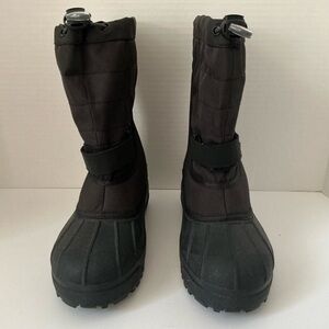 Columbia Big Kids’ Powderbug Plus II Snow Boot Size 7 Black NWOT